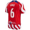 Virallinen Fanipaita Atlético Madrid Koke 6 Kotipelipaita 2022-23 - Miesten